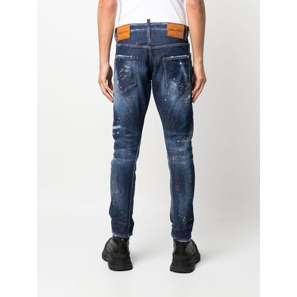 韩国直邮DSQUARED222FW直筒裤男S71LB1112S30789470JEANS - 图2