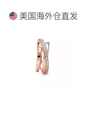 【美国直邮】pandora/潘多拉  戒指银戒指戒托锆石