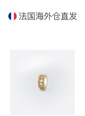 1h可退 欧洲直邮Dior 迪奥 女士黄色黄金戒指新款