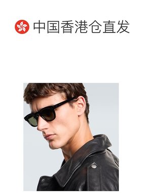 1h可退 香港直邮Celine 思琳 男士 3 圆点圆形太阳眼镜 black黑色