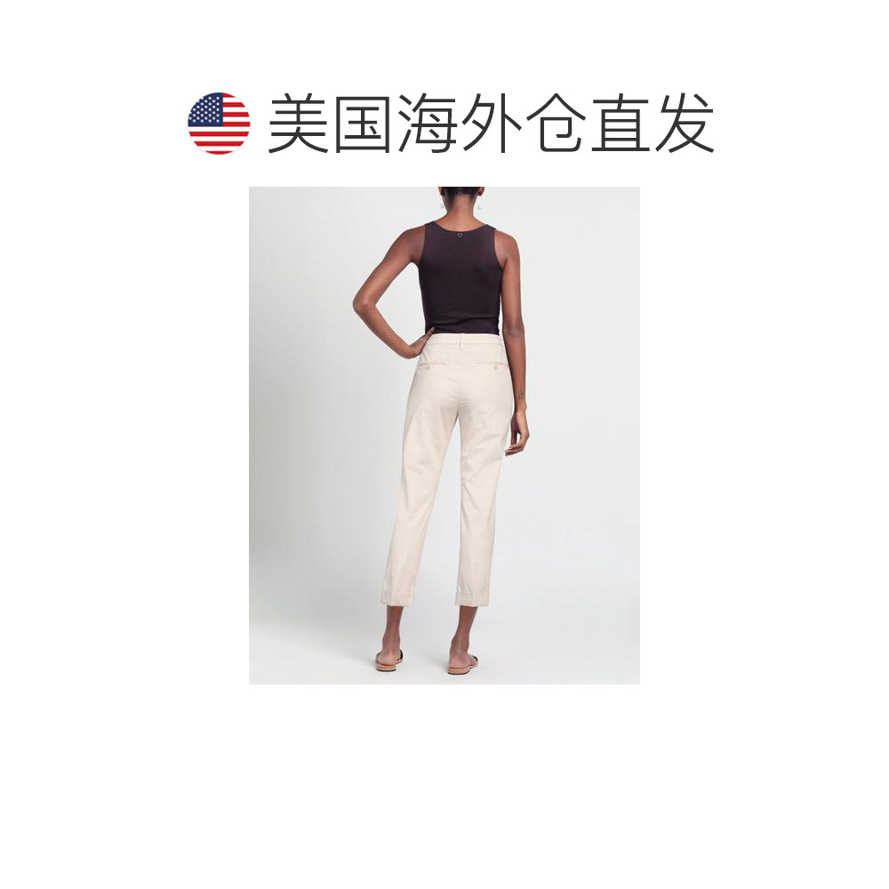 1h可退 【美国直邮】dondup 女士 休闲裤高腰直筒裤时尚休闲 柔软,淘宝优惠券,粉丝福利购,淘宝优惠卷