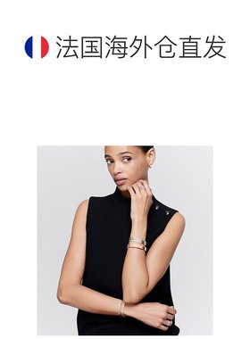 1h可退 欧洲直邮Dior 迪奥 女士白色白金戒指新款配饰婚戒