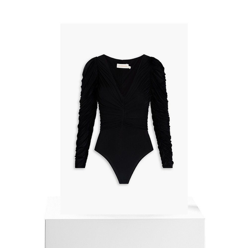 香港直邮ZIMMERMANN 女士 褶皱弹性针织连体衣 1323WS241B - 图3