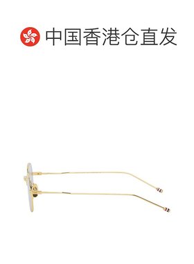 1h可退 香港直邮Thom Browne 汤姆·布朗 男士 金色太阳镜 UES936