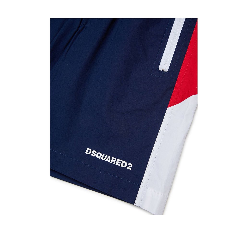 香港直邮Dsquared2 拼色短裤 DQ2832D0A8CD2P813U - 图2