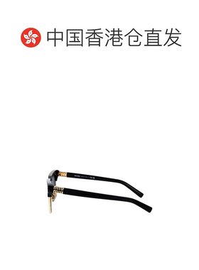 1h可退 香港直邮Miu Miu 缪缪 女士 徽标太阳镜 MU10ZS black黑色