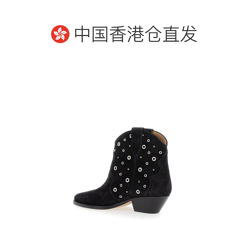 香港直邮Isabel Marant 粗跟短筒靴 BO0002FAB2A05S - 图1