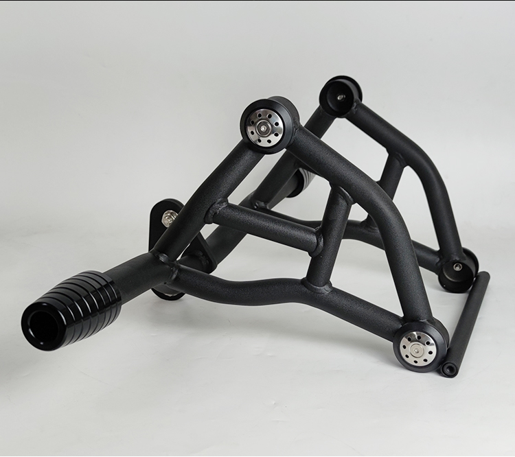 适用于豪爵DR160-S保险杠DR150-S防摔杆前护杠竞技特技杠改装配件 - 图2