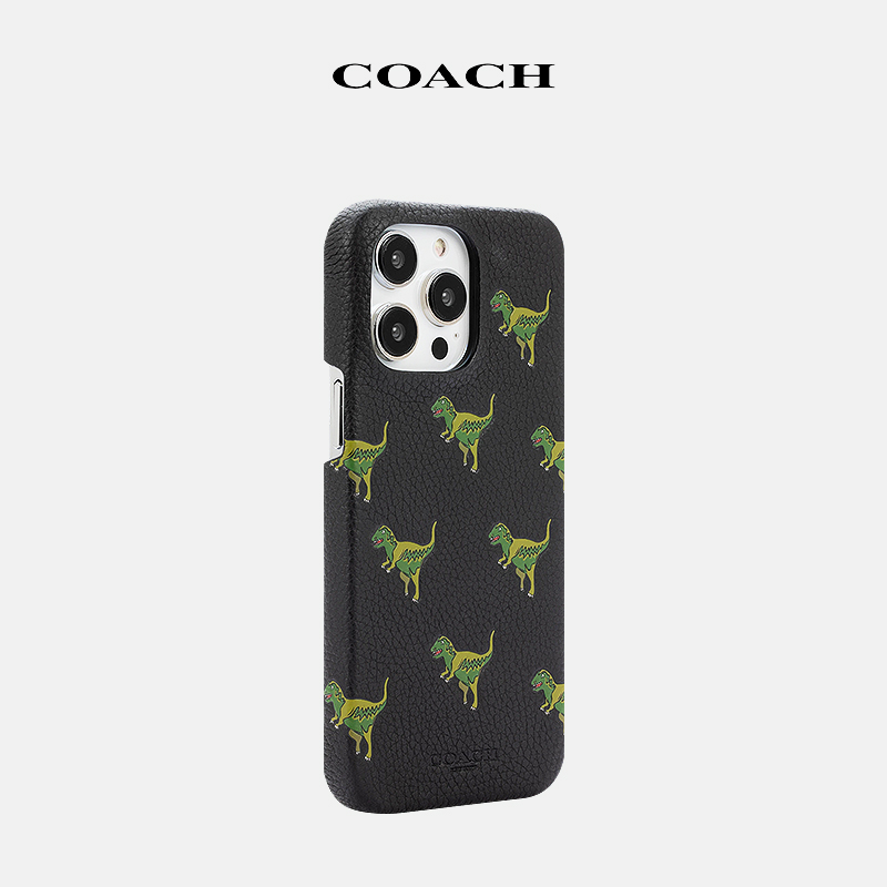 COACH/蔻驰小恐龙Rexy适用苹果14pro手机壳新款iPhone14ProMax军工防摔14保护套全包高级感 - 图1