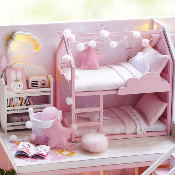 Mini bedroom dollhouse toys for girls around 10 years old