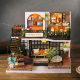 Handmade miniature assembled model diy cabin