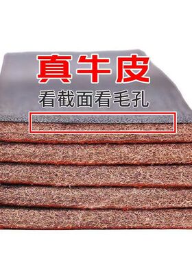 牛皮自动扣腰带男士皮带真皮裤带加长加厚含卡槽有牙中年劳保耐用