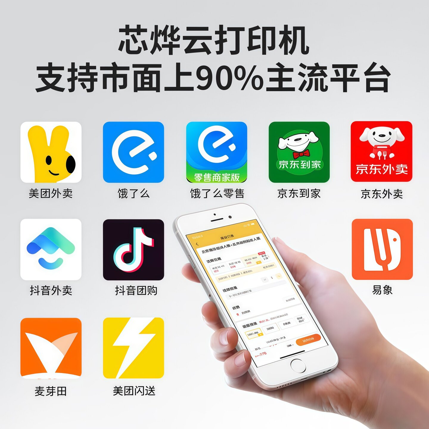 芯烨云打印机自动接单外卖打印机美团饿了么京东云4g云WiFi打印机出餐宝一体外卖专用订单打印自动切纸小票机,淘宝优惠券,粉丝福利购,淘宝优惠卷