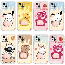 Solid decompression pinching mobile phone shell transparent snatching on Huawei mate40pro p40 mate30pro