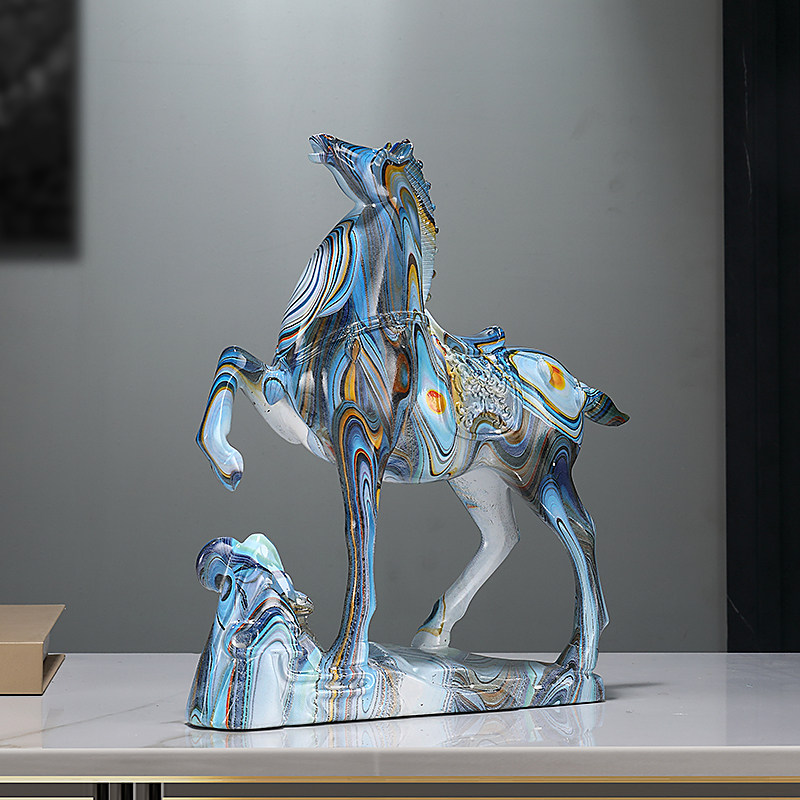 马到成功摆件招财客厅酒柜轻奢高档办公室玄关装饰品乔迁开业礼物,淘宝优惠券,粉丝福利购,淘宝优惠卷