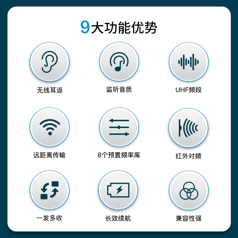 SENNHEISER/森海塞尔XSW IEM无线专业监听耳机舞台直播耳返套装 - 图1