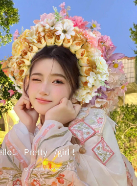 今日戴花~中国风簪花汉服头饰！