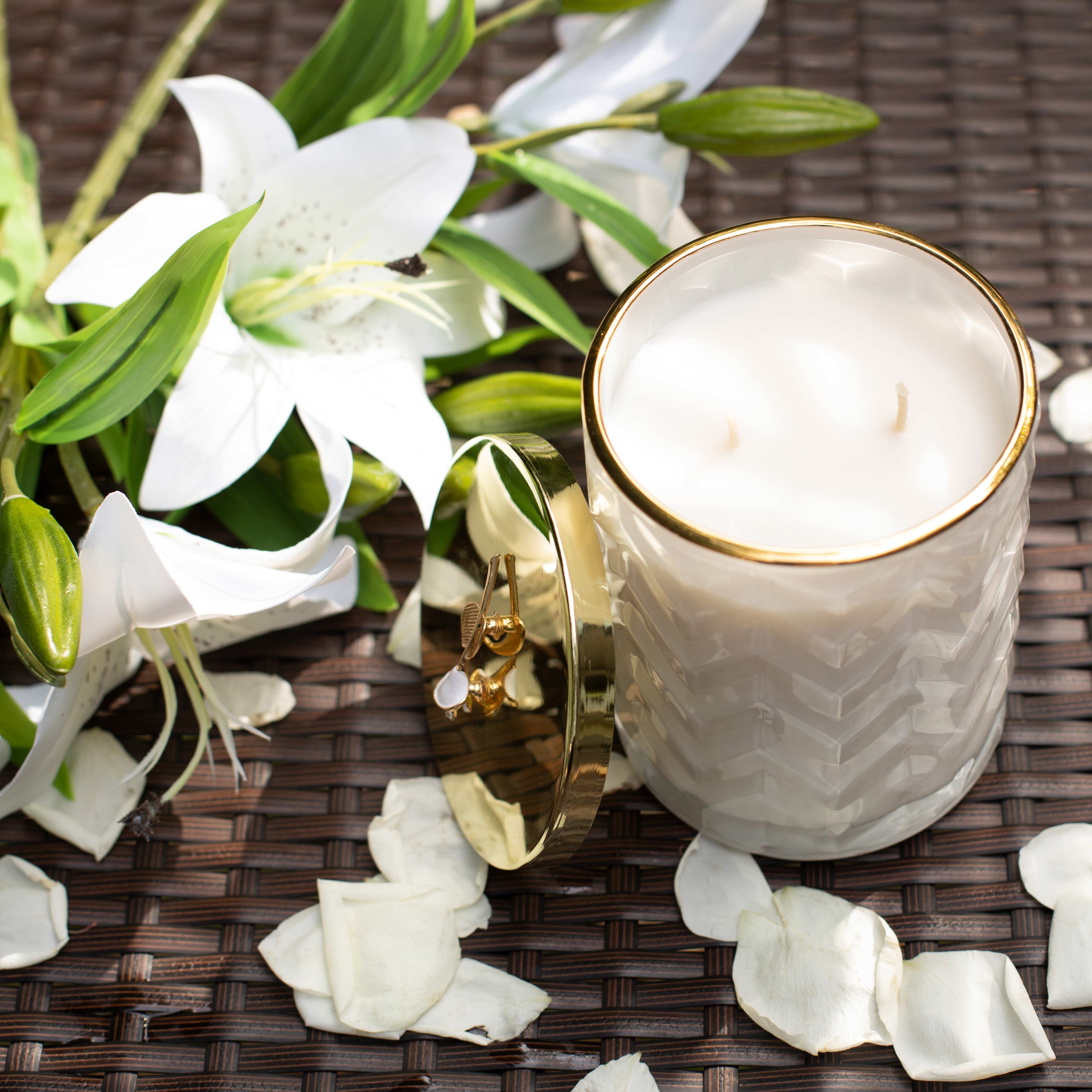 法国COTE NOIRE香薰蜡烛波纹杯600g高端小众家居香氛生日礼物摆件 - 图0