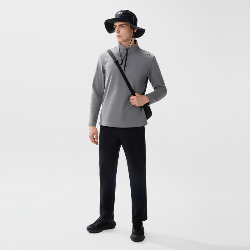 HELLY HANSEN/HH男女款运动舒适内里磨毛保暖半拉链长袖T,淘宝优惠券,粉丝福利购,淘宝优惠卷
