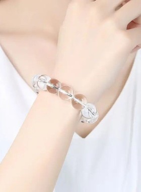 【新品】涂涂老师推荐 《日富一日》白水晶能量手串 如意手链