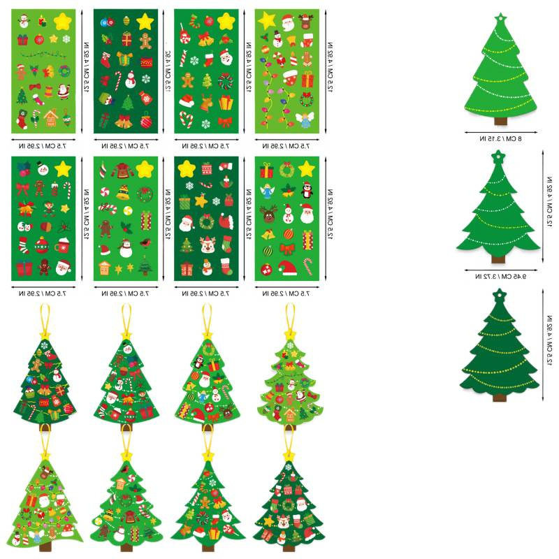 圣诞树贴纸圣小朋友幼儿园手工diy材料christmas卡片贴益智玩具圣诞礼物贴纸装饰小图案女孩儿童玩具,淘宝优惠券,粉丝福利购,淘宝优惠卷