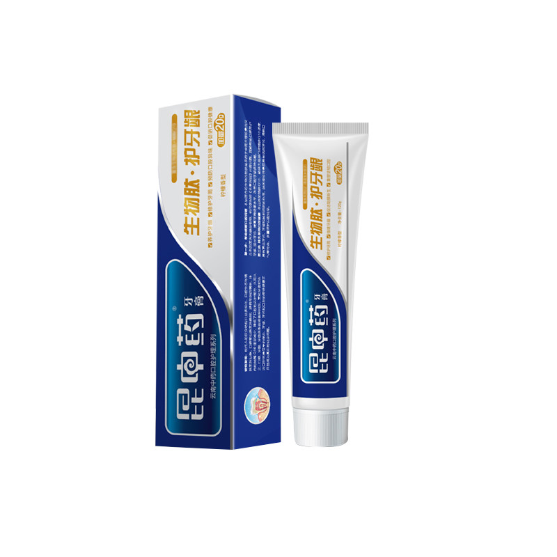 昆药生物肽组合修护牙龈男女牙膏 昆药牙膏