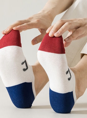 Socks made of pure cotton, men's mesh, spring and summer th