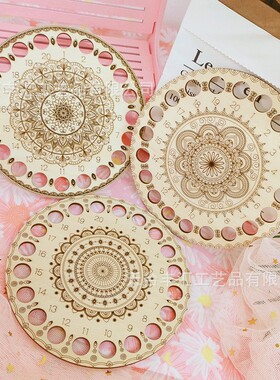 Cross stitch tool accessories, wooden threading board, wind