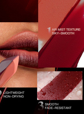 Soft Mist Two tone Two in One Lipstick Matte Durable Non st