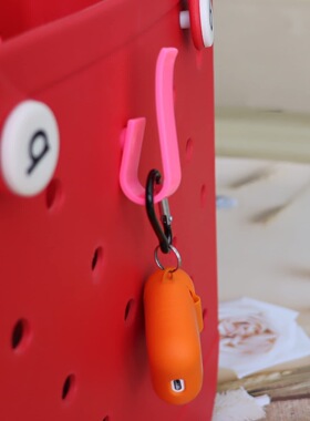 Beach EVA Cave Bag Hooks Accessories for Bogg Bags Keychain