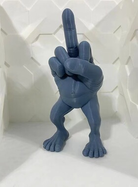 [New Product] Middle Finger Figure With Legs Funny Office D