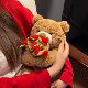 Пресс-кукла, пара свадебных мишек, украшение свадебного зала.