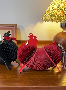 马年吉祥物-可伸缩蜂窝小马摆件