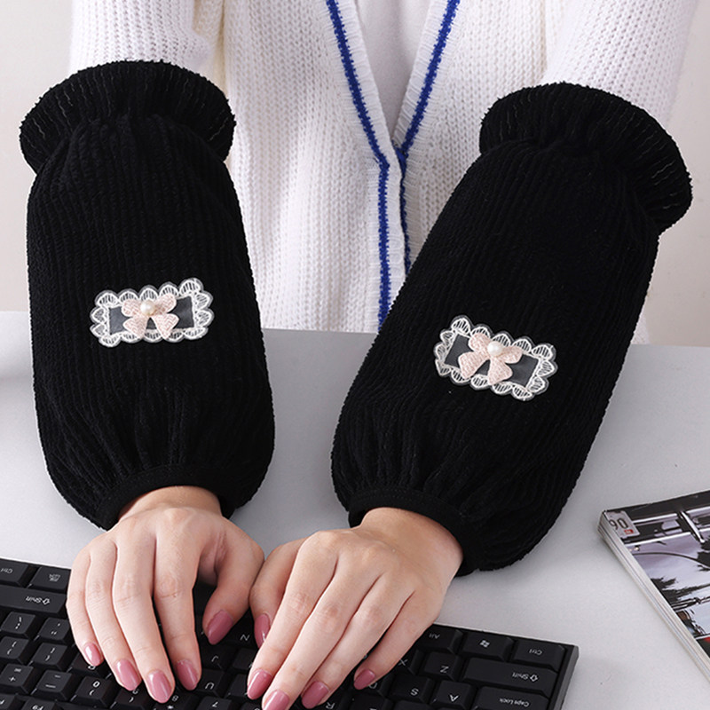 可爱防污袖套女工作秋冬季套袖长款韩版护袖上班新款厨房大人手袖,淘宝优惠券,粉丝福利购,淘宝优惠卷