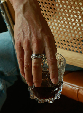 常青藤情侣戒指男女一对