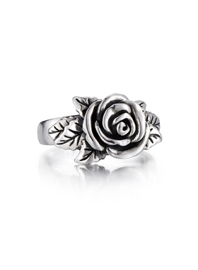 玫瑰戒指男女生七夕礼物