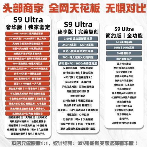 新款S11Ultra智能手表可插卡蜂窝版逼真通话触屏运动手表 - 图2