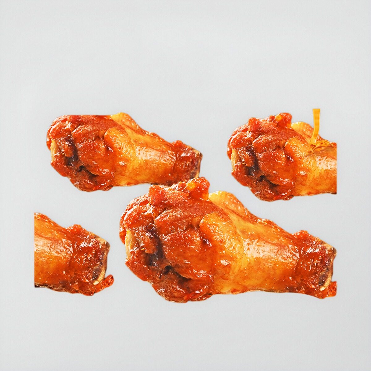 盐津铺子鸡翅根小鸡腿奥尔良蜂蜜味解馋夜宵熟食卤味开袋即食小吃-图3