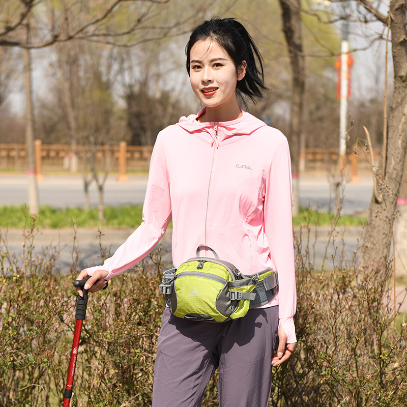 可放水壶腰包男女户外休闲斜挎包 鹰朗女士包袋