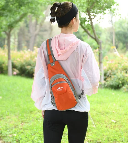 Нагрудная сумка для отдыха, сумка через плечо, спортивная сумка на одно плечо, мужской рюкзак, небольшая сумка, коллекция 2023, ткань оксфорд