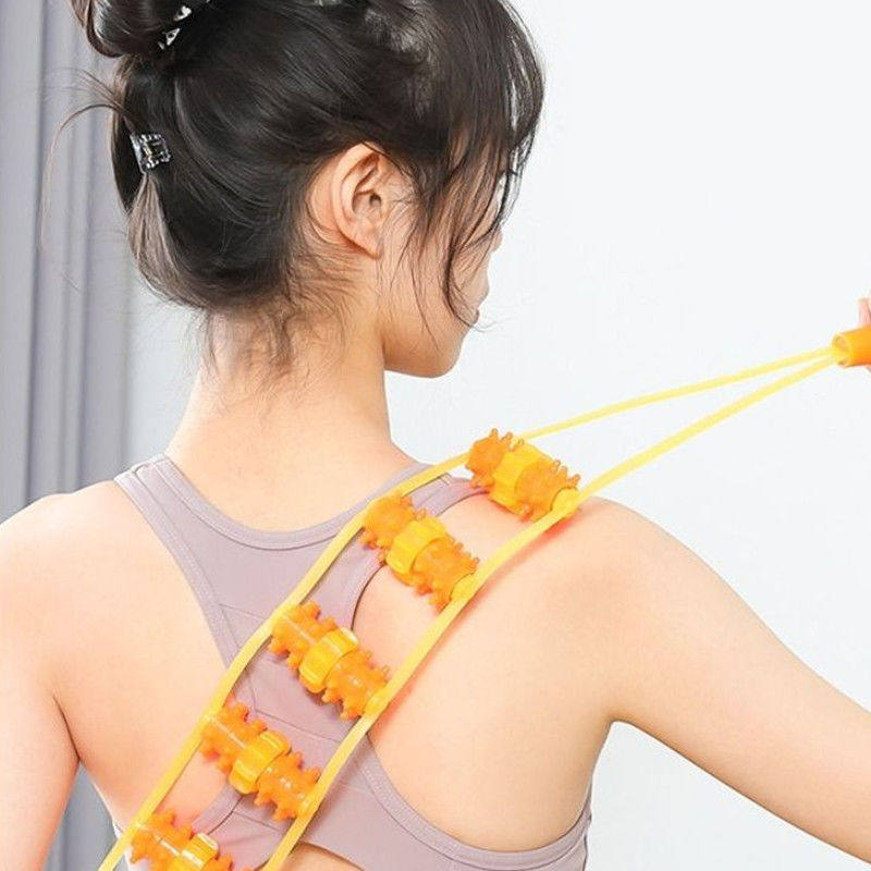 拉背条腰部颈椎按摩器手持新款肩部按摩神器手动拉背运动,淘宝优惠券,粉丝福利购,淘宝优惠卷