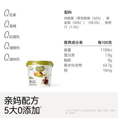 【甄选莱阳秋梨云霄枇杷】秋梨膏