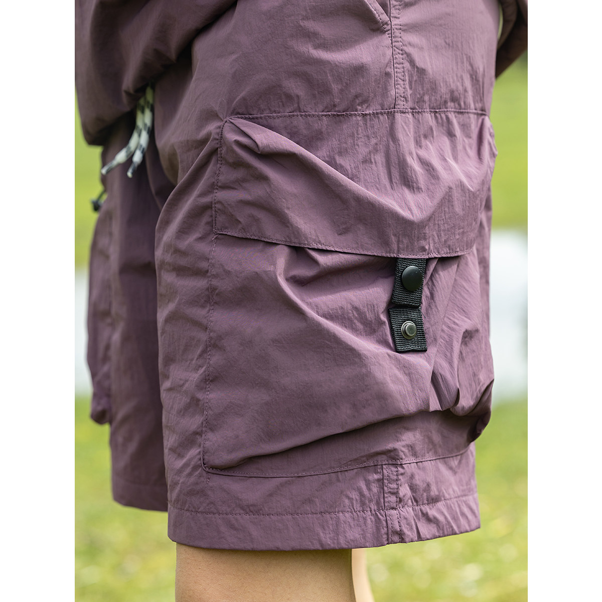 EFTC 夏季山系户外宽松大口袋机能短裤男 情侣网面速干透气五分裤,淘宝优惠券,粉丝福利购,淘宝优惠卷