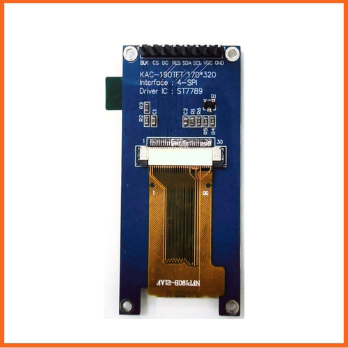 ips 1.9寸TFT显示屏模块1.9寸ST7789V3液晶屏 LCD显示屏SPI可爱橙 - 图0