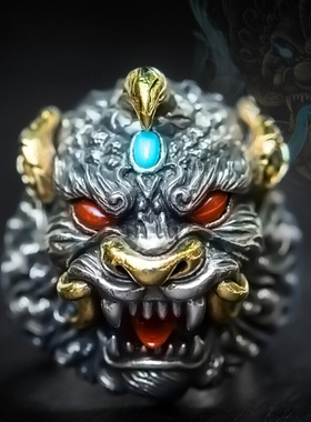 Handmade Ring Retro Lucky Gifts for Men Women Opening Rings