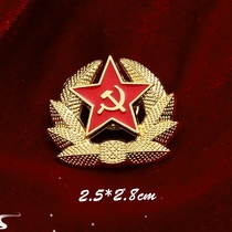 Russian double-headed eagle badge Soviet sickle and hammer Order of the Patriotic Republic First Class red five-pointed star metal brooch