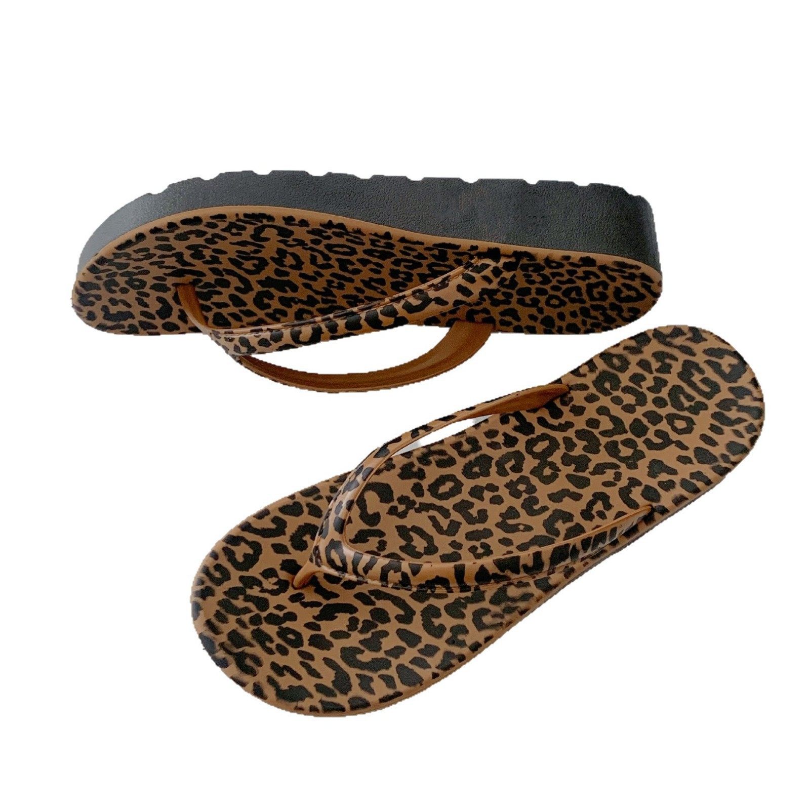 日本凉拖鞋豹纹海边夹脚夏季时尚沙滩防滑人字拖外穿软底室内外穿,淘宝优惠券,粉丝福利购,淘宝优惠卷