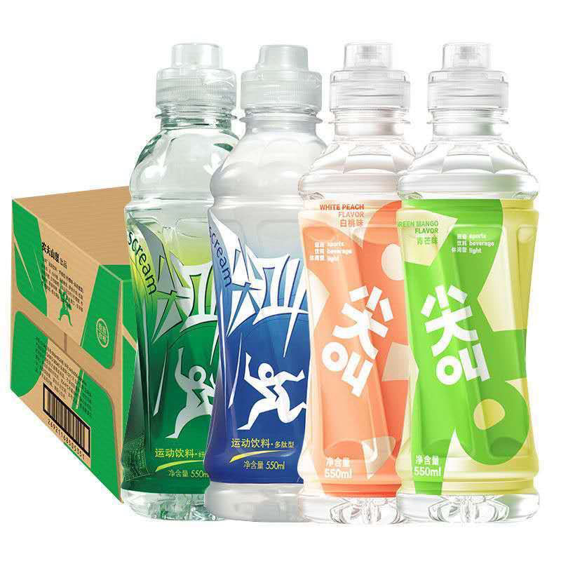 农夫山泉尖叫运动饮料电解质多肽纤维型西柚白桃550ml*15瓶装整箱 - 图3