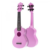 A  4 String 21 ABS Ukulele Full Kits Acoustic Hawaiian Gu