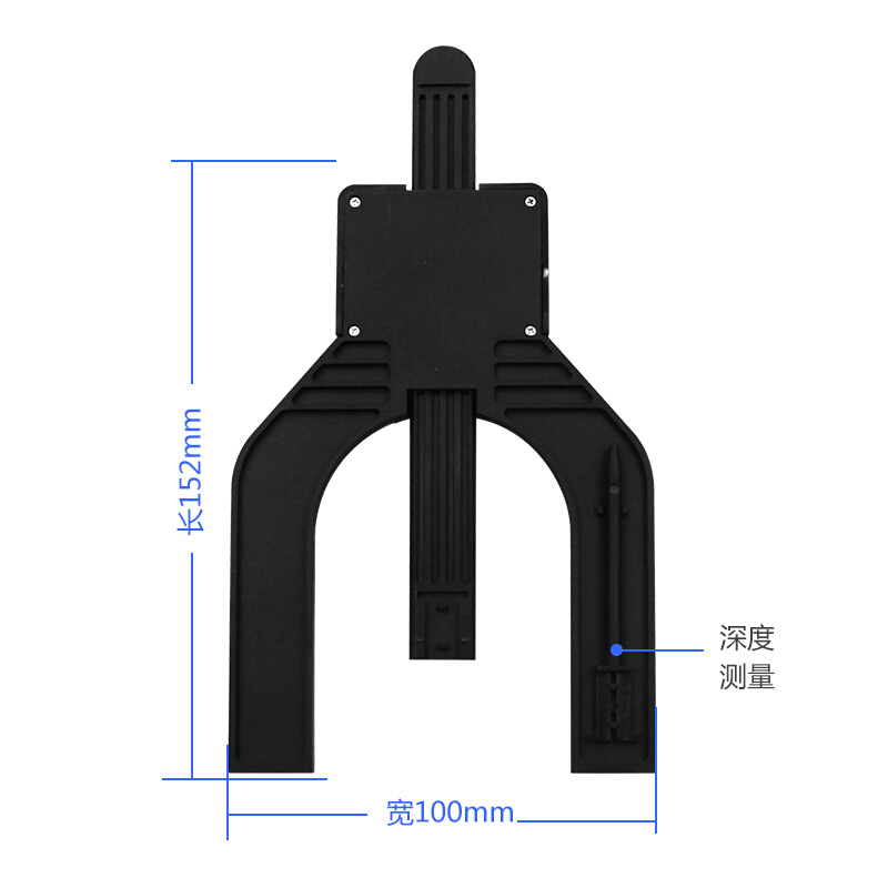 记工0-80mm深度尺 数显木工台锯高度尺 高度深度量具数显游标卡尺 - 图1